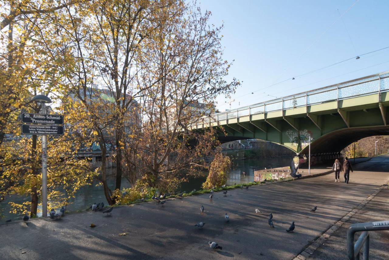 An Der Donau, 10 Minuten Ins Zentrum, Klimaanlage Vienna Esterno foto
